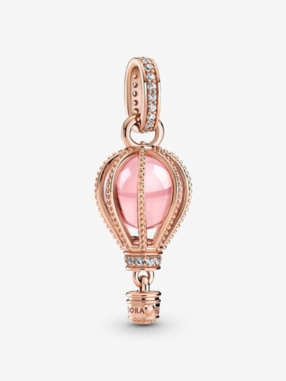 Pandora Sparkling Pink Hot Air Balloon Dangle Charm